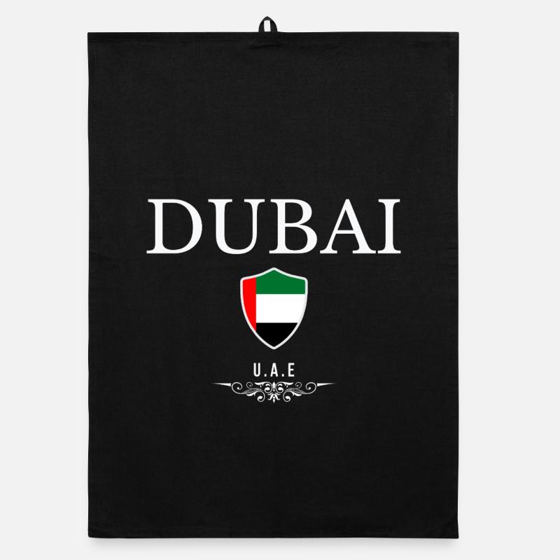 Souvenir Dubai, ich liebe Dubai Organic Geschirrtuch