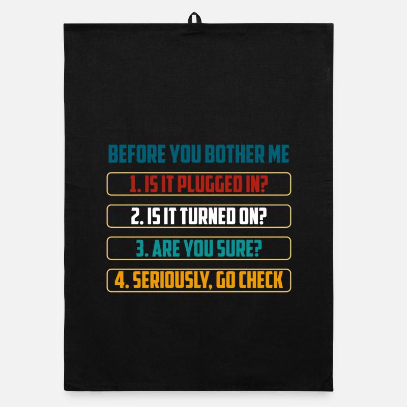 Bevor du mich störst, Technik-Checks Organic Geschirrtuch