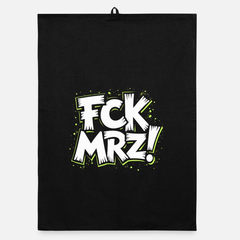 FCK Mar Political Protest Slogan Organic dish towel