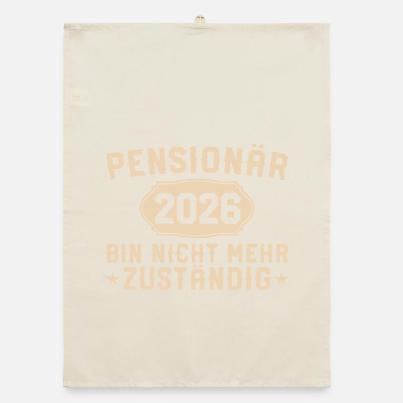 Retraité 2026 Non responsable Torchon bio