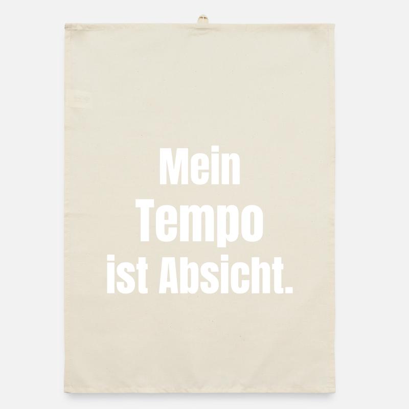 My pace is intentional Organic dish towel