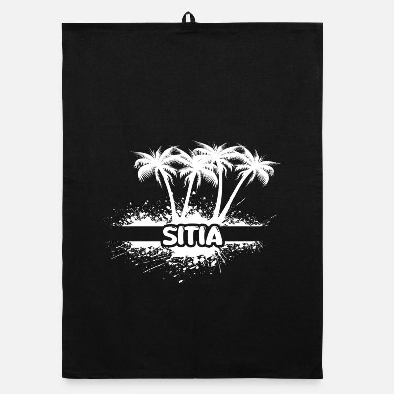 Sitia als Sonne Organic Geschirrtuch