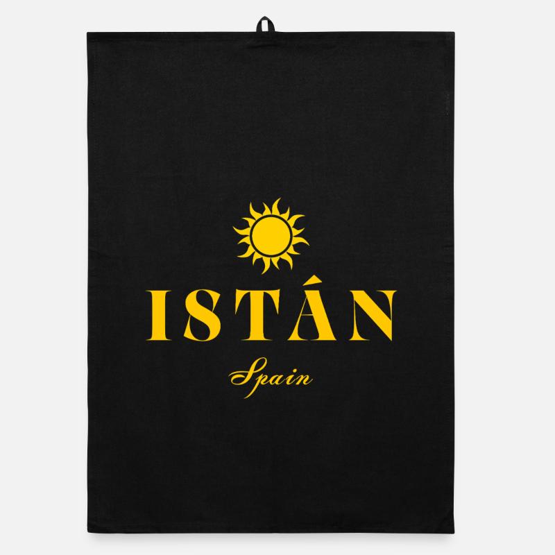 Istán Spain Sun Emblem Organic dish towel