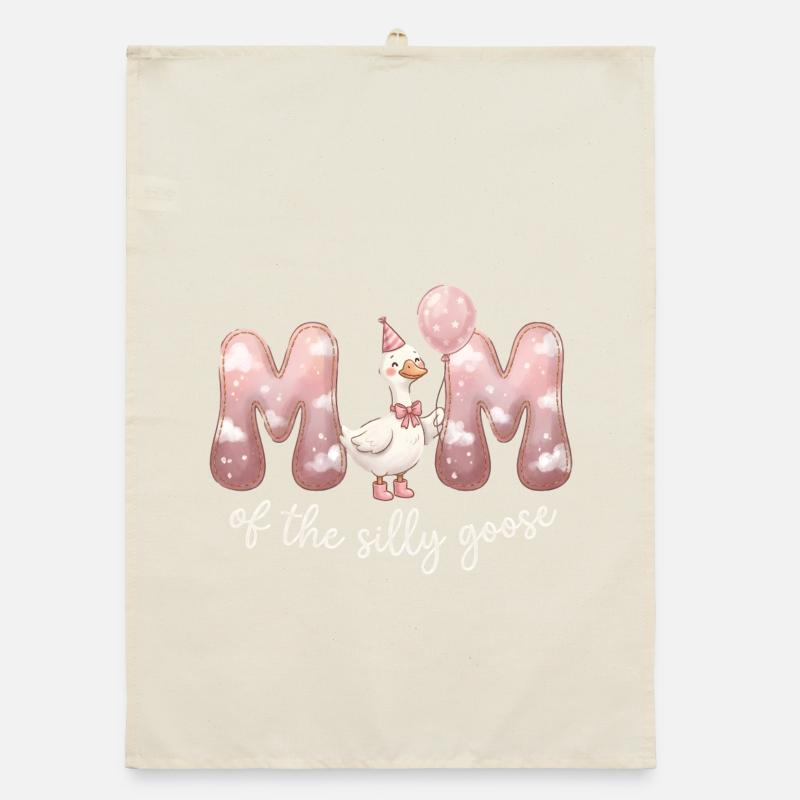 Mutter der Dummen Gans Organic Geschirrtuch