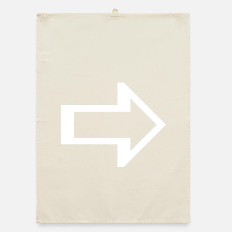 Arrow right left Icon Organic dish towel