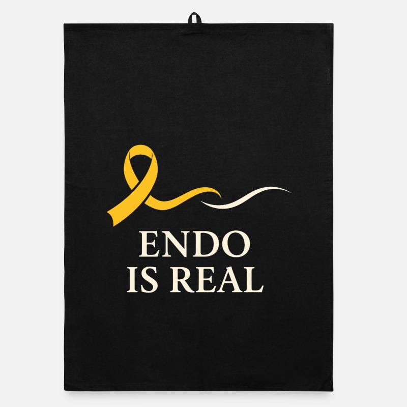 Sensibilisation à l’endométriose Guerrier de l’endo Torchon bio