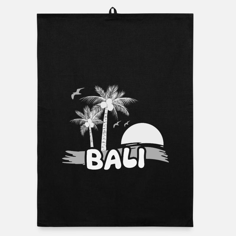 Bali comme jour férié Torchon bio