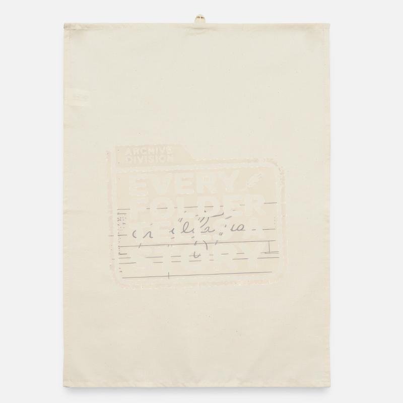 Every Folder Tells a Story Organic dish towel