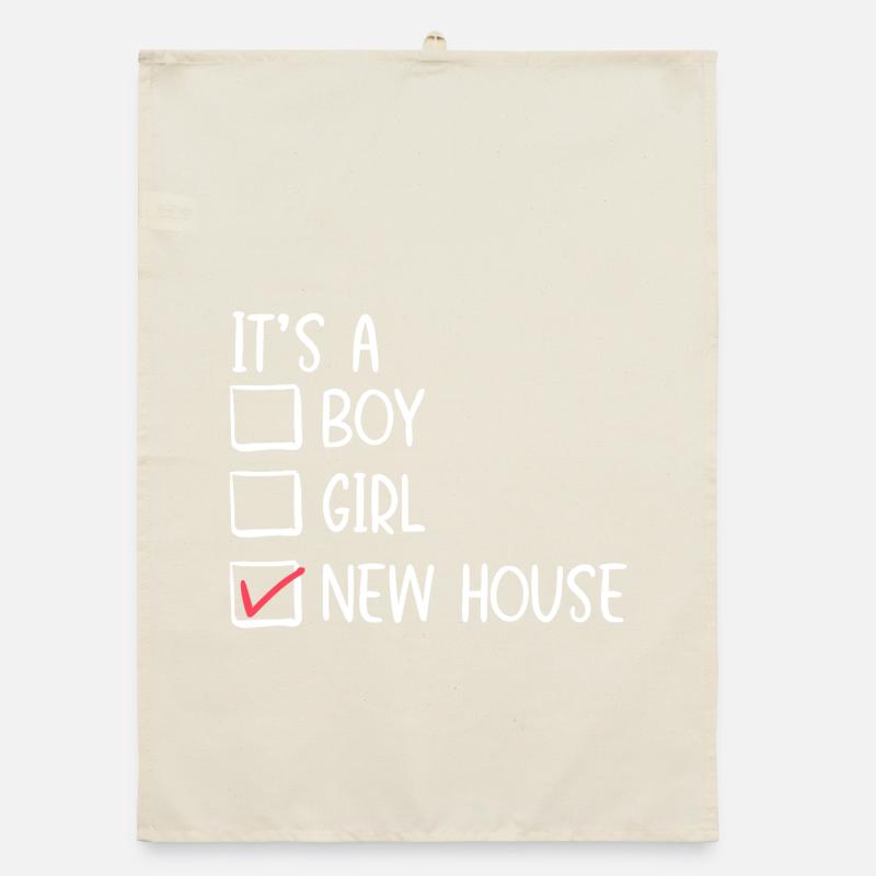 Illustration de la case à cocher de la nouvelle maison Torchon bio