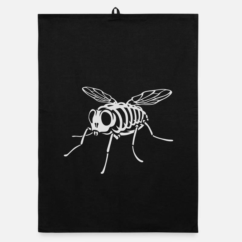 Squelette de mouche Torchon bio