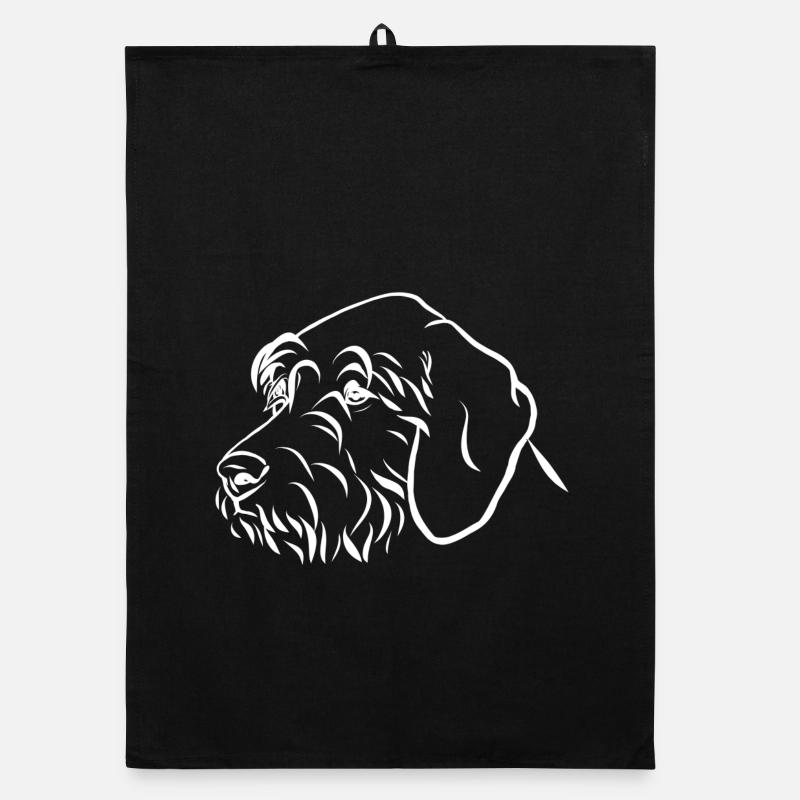 Jagdhunde Portrait Organic Geschirrtuch