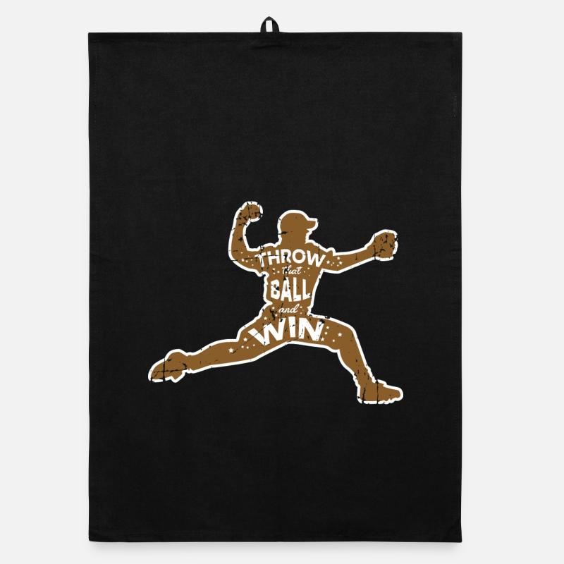 Lancer de baseball Torchon bio