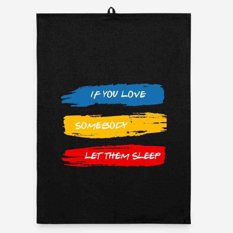 Lass sie schlafen Organic Geschirrtuch