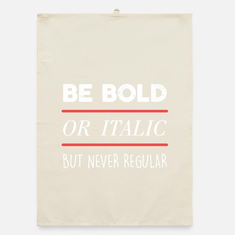 Be Bold (dark) Organic dish towel
