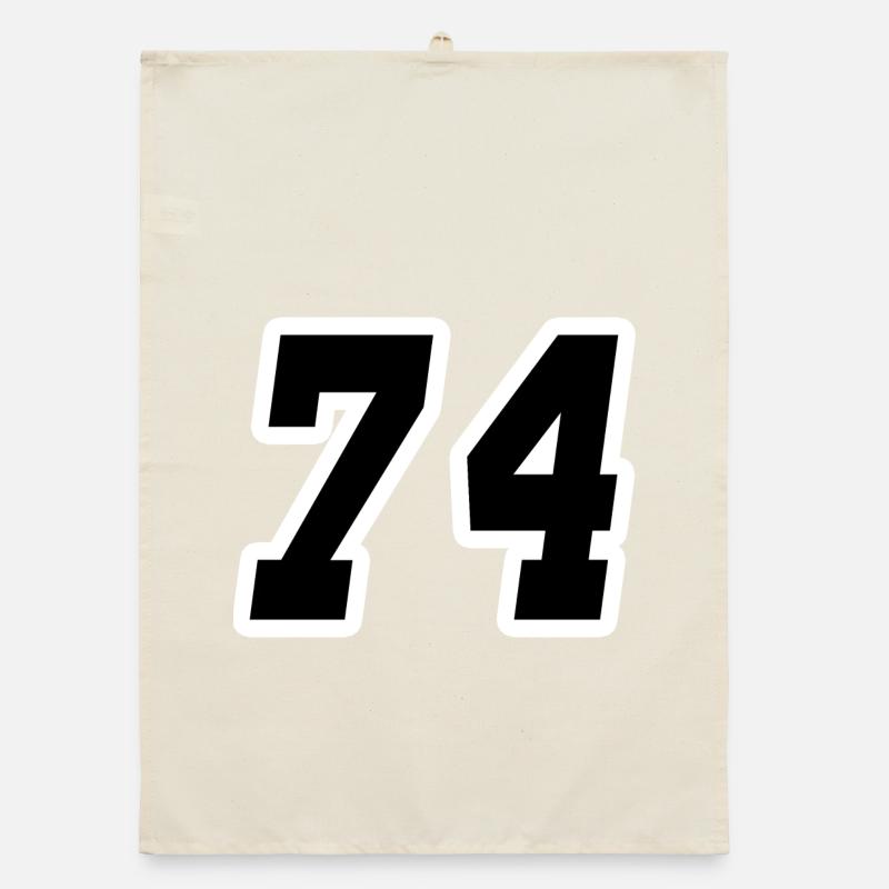 Nummer vierundsiebzig 74 Organic Geschirrtuch