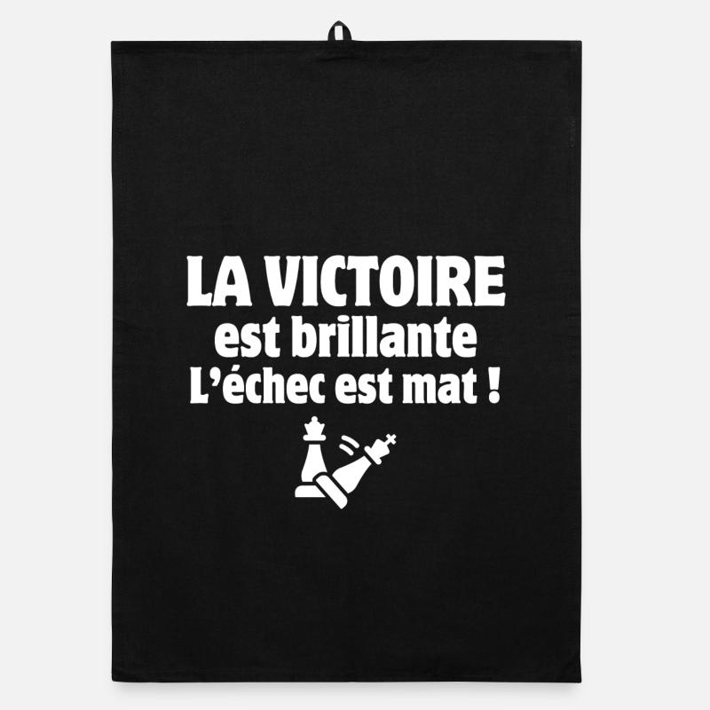 échec et mat, stratégie, échiquier Torchon bio
