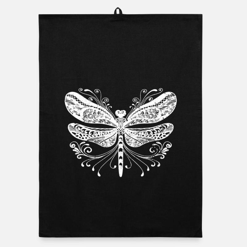 Libellule bohème mignonne avec des touches Torchon bio