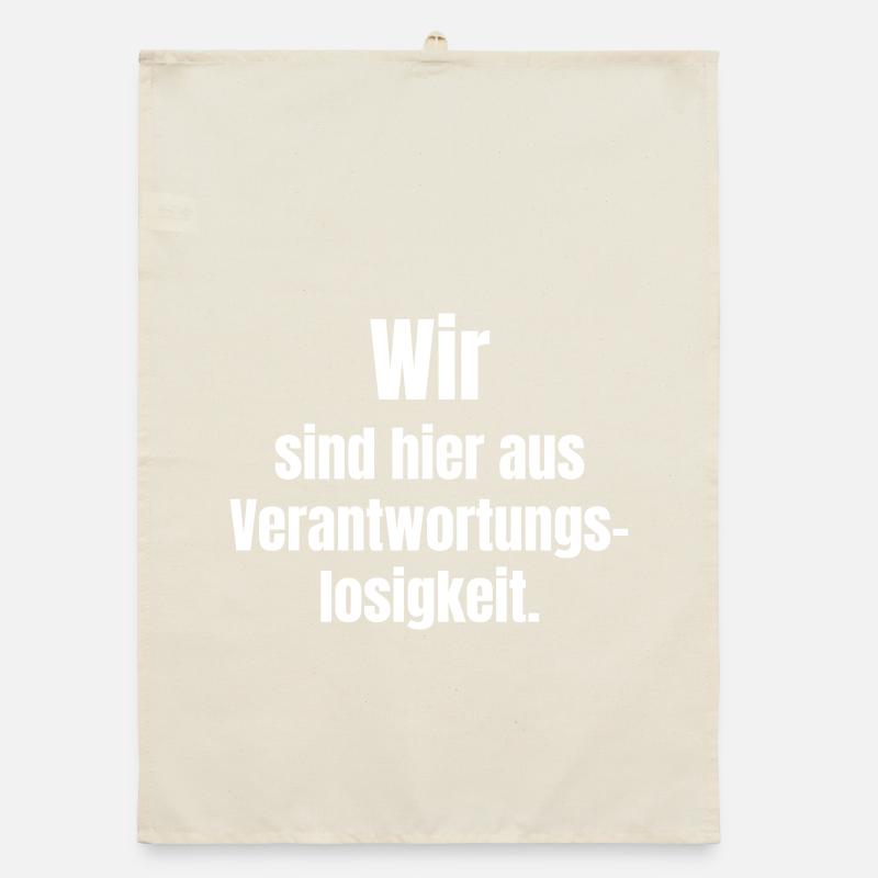 Déclaration sur la chemise d’irresponsabilité Torchon bio