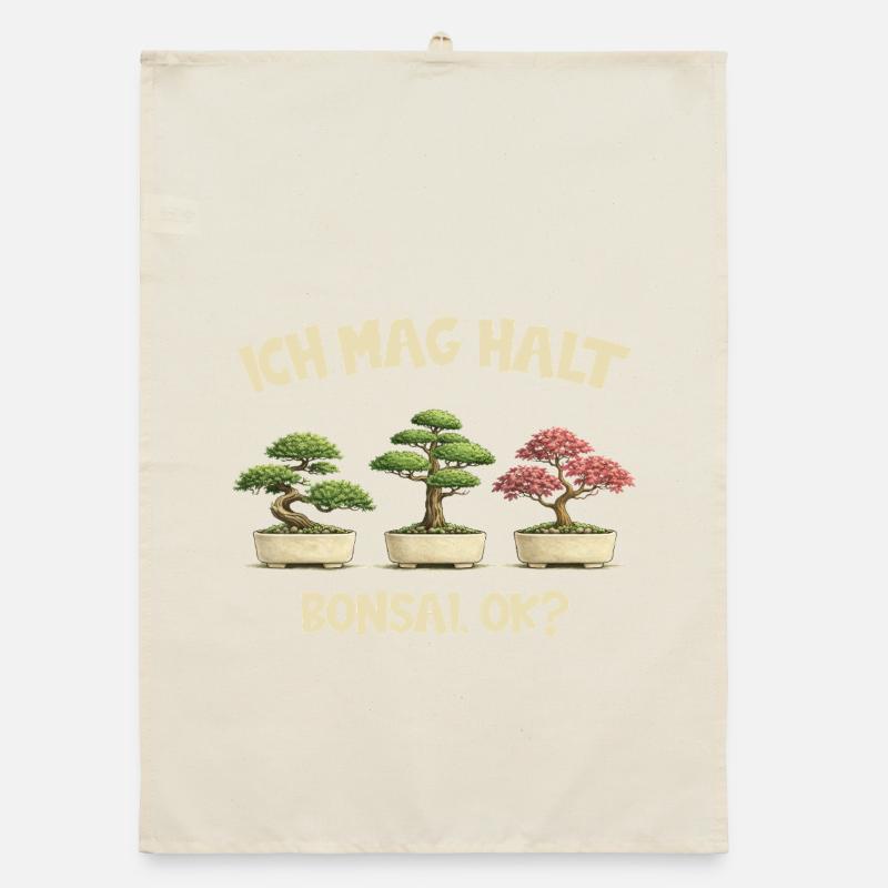 Bonsai Plants Organic dish towel