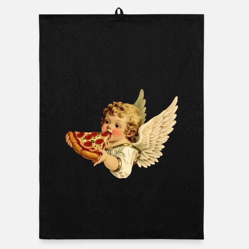 Chérubin pizza – Ange au pepperoni Torchon bio