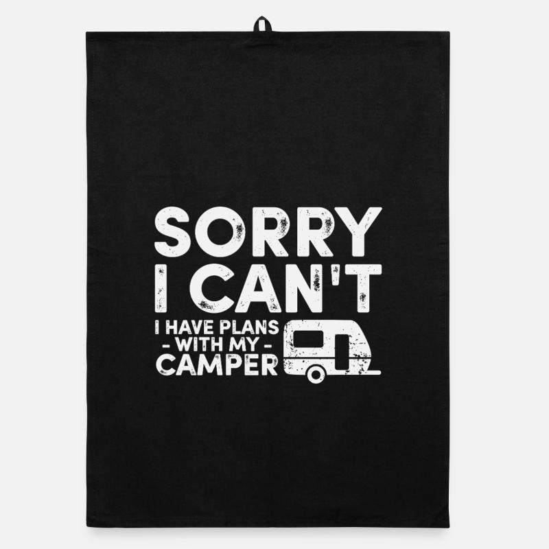 Camper Trailer RV Camping Vacation Camp Organic dish towel