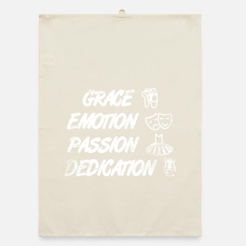 Grâce Émotion Passion Dévotion Torchon bio