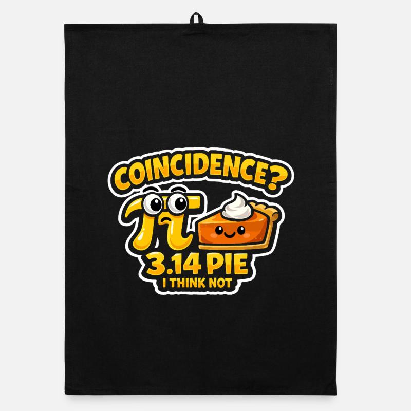 Coïncidence du Jour Pi 3.14 Conception de Gâteau Mathématique Torchon bio