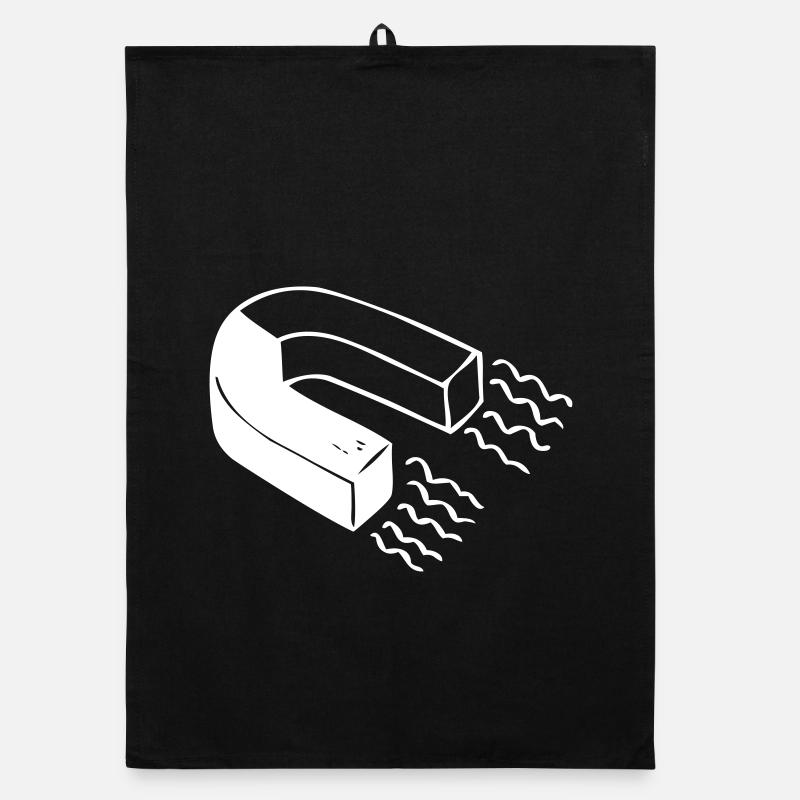 A magnet Organic dish towel