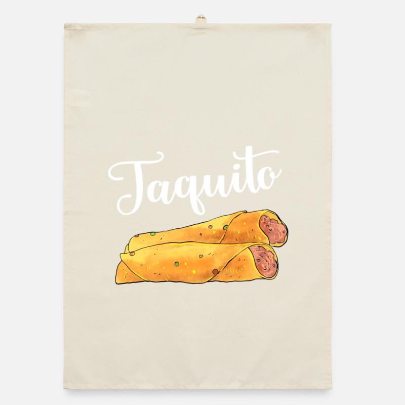 Taco-Taquito-Match Organic Geschirrtuch