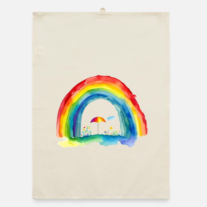 Regenbogen Organic Geschirrtuch