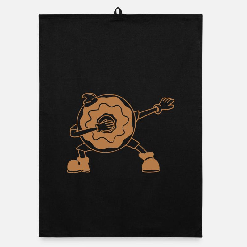 Dabbing Donut Organic Geschirrtuch