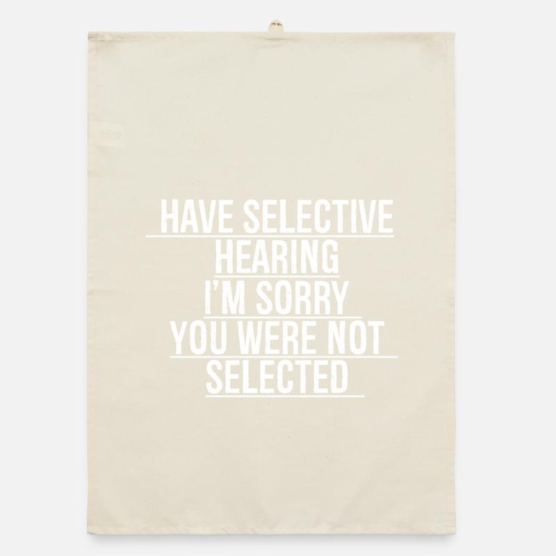 have selective hearing I'm sorry Organic dish towel