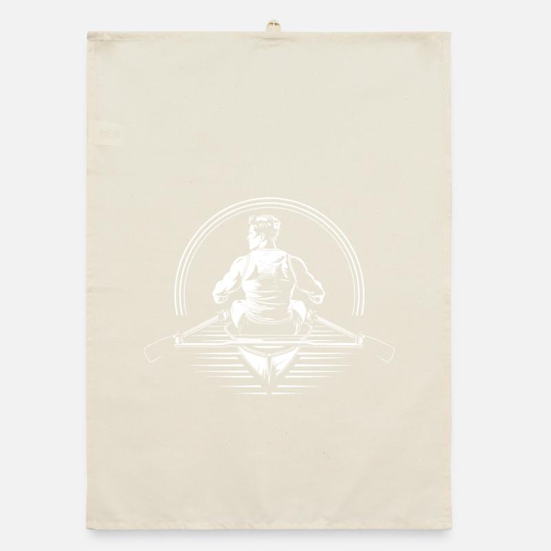 Dessin du rameur Torchon bio