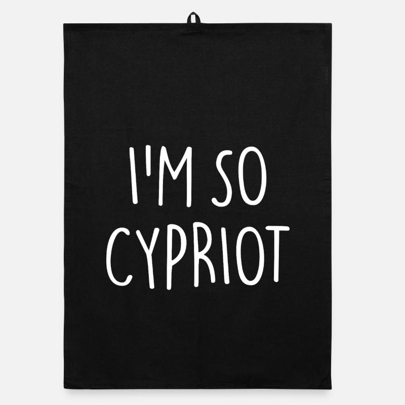 I'M SO CYPRIOT Zypern Organic Geschirrtuch