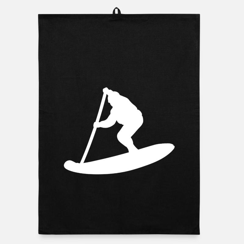 Silhouette minimaliste du Stand Up Paddle Torchon bio