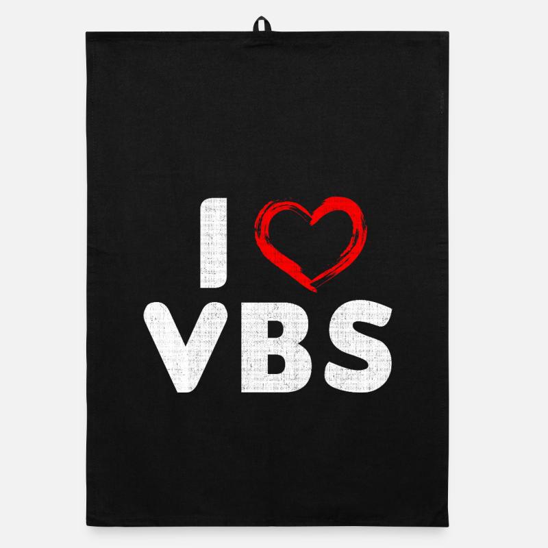 École biblique de vacances Design chrétien VBS Teach Torchon bio