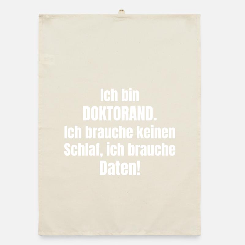 I'm a PhD student – Data instead of sleep Organic dish towel