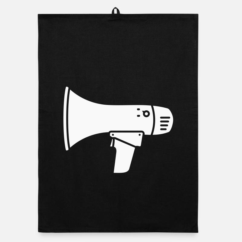 Megaphone loud demo ultras Organic dish towel