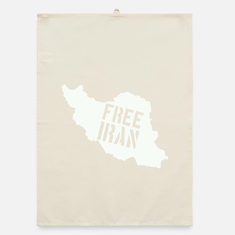 Iran Liberté Iran Libérer l’Iran Torchon bio