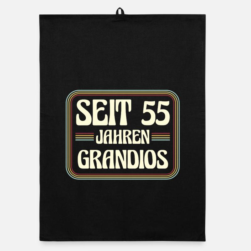 55 ans Anniversaire 55 Torchon bio