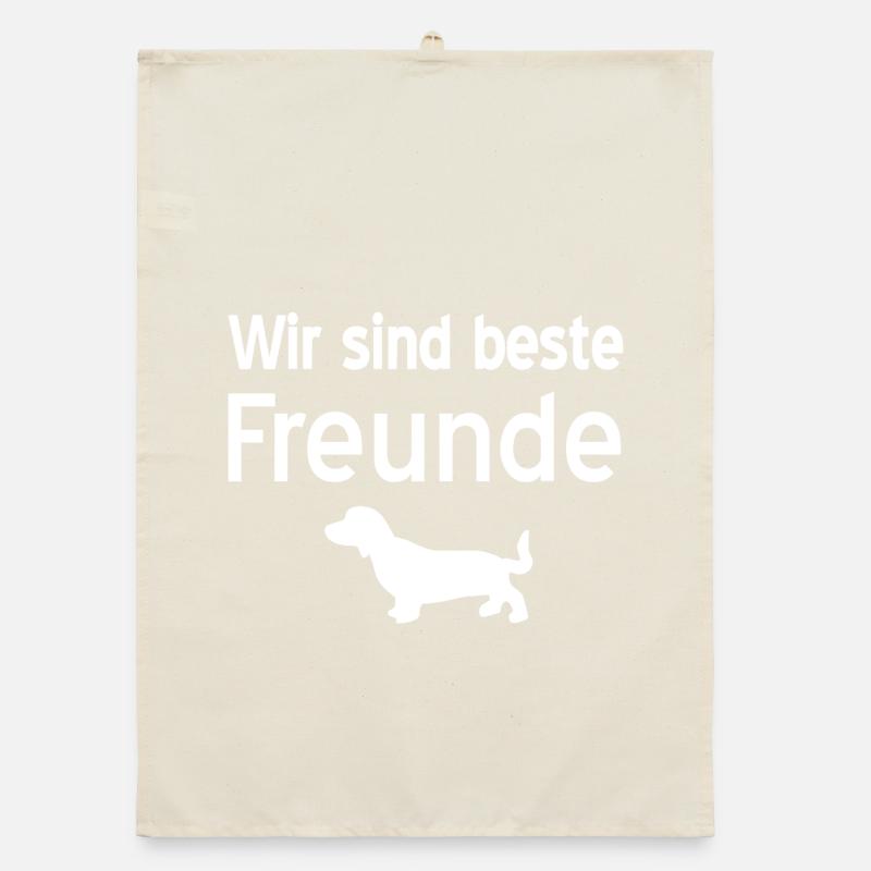 Dackel Organic Geschirrtuch