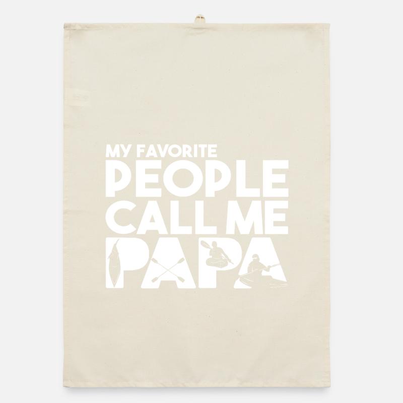 Evolution Of Man Kayaking Organic dish towel