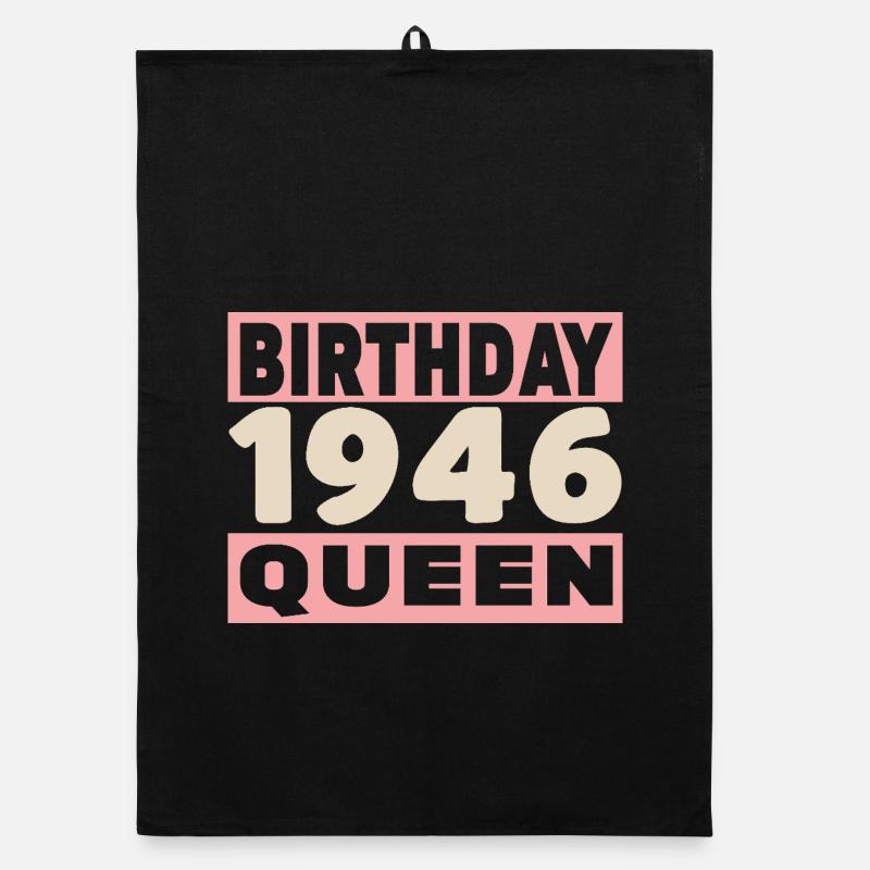 Geburtstag 80 Jahre 1946 Geburtstag Organic Geschirrtuch
