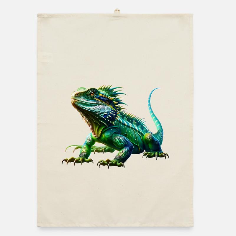 Chinesische Wasseragame Organic Geschirrtuch