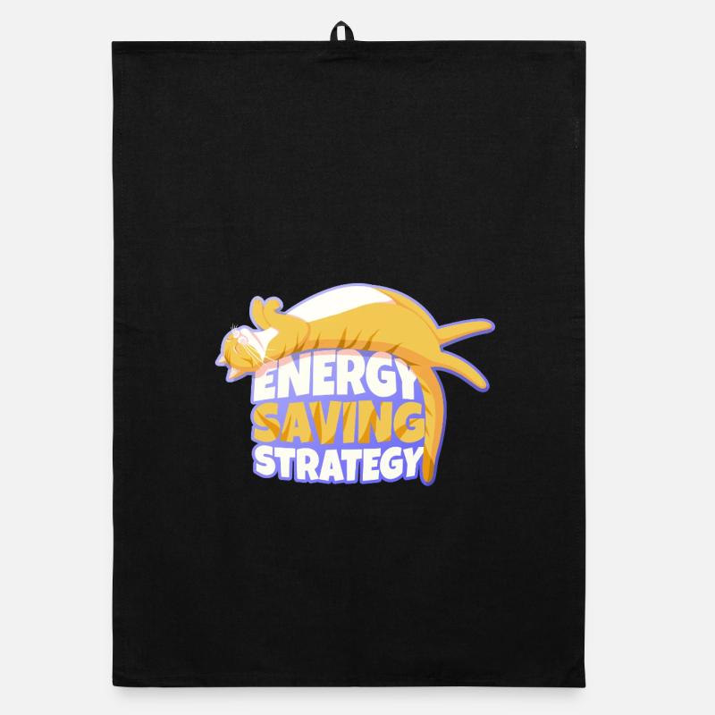 Energy Saving Strategy Mascot Organic dish towel