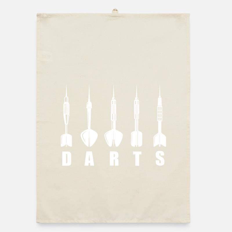 Dart Darts Darts logo Organic dish towel
