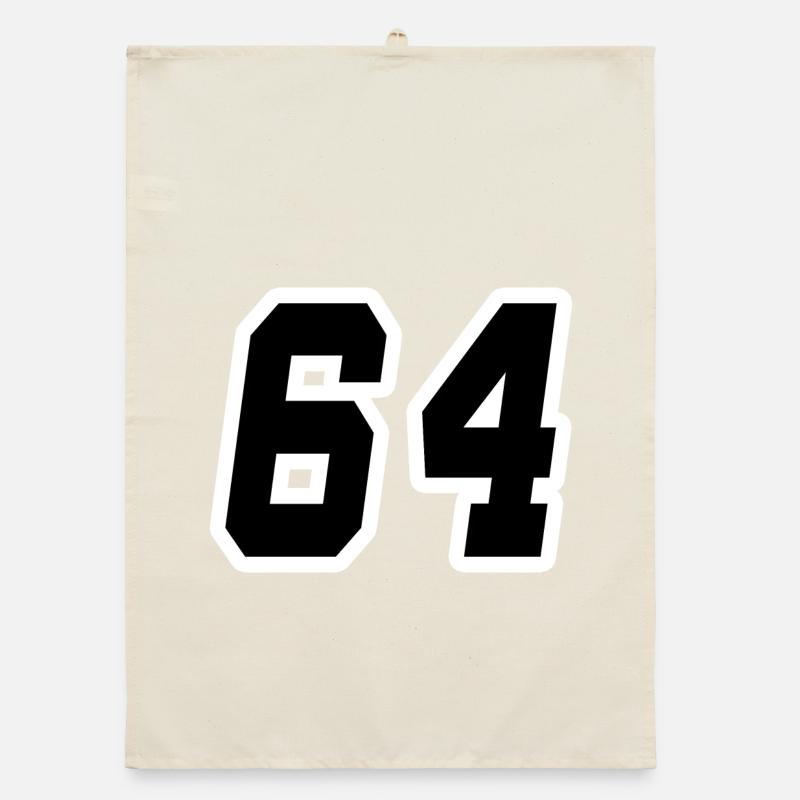 Nummer vierundsechzig 64 Organic Geschirrtuch