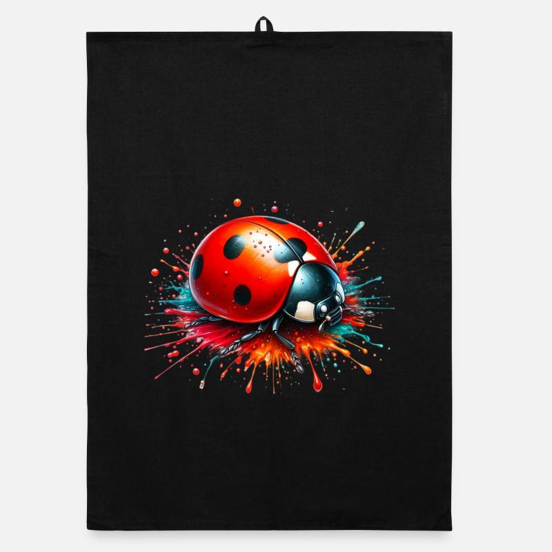 Marienkäfer Organic Geschirrtuch