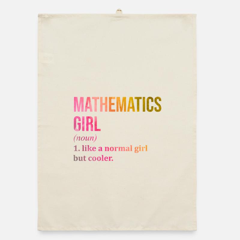 mathematisch Organic Geschirrtuch