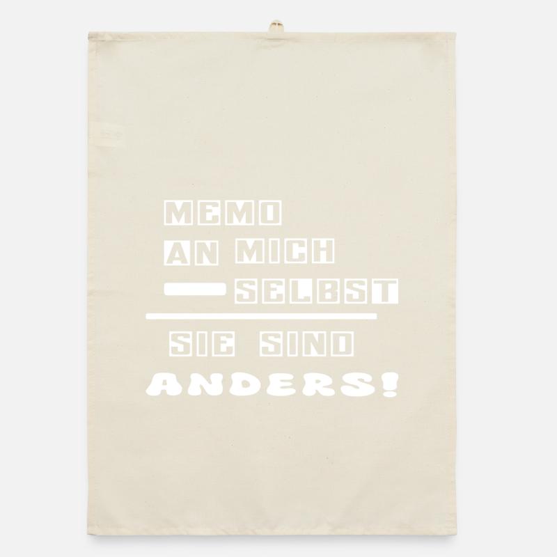 Sie sind anders ! Organic Geschirrtuch